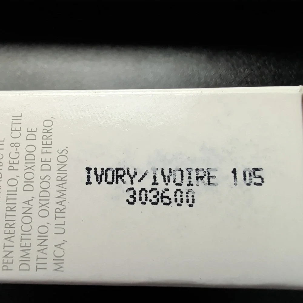 Mary Kay Full-Coverage Foundation Ivory 105 Liquid Makeup 1 fl oz 29 ml NEW